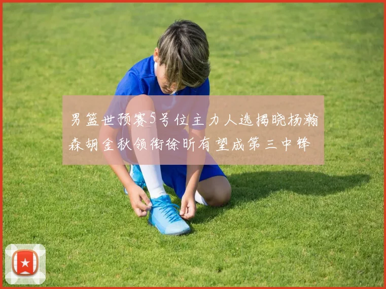 男篮世预赛5号位主力人选揭晓杨瀚森胡金秋领衔徐昕有望成第三中锋